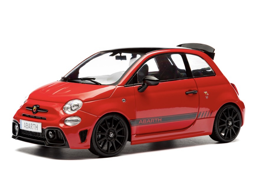 S1811304 Solido Fiat F595 Abarth Solido Works Red Solido Works 2023 1:18