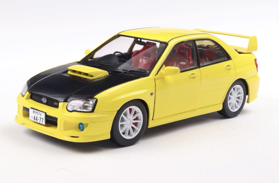 S1812302 Solido Subaru Impreza WRX STi Solido Works Yellow 1:18