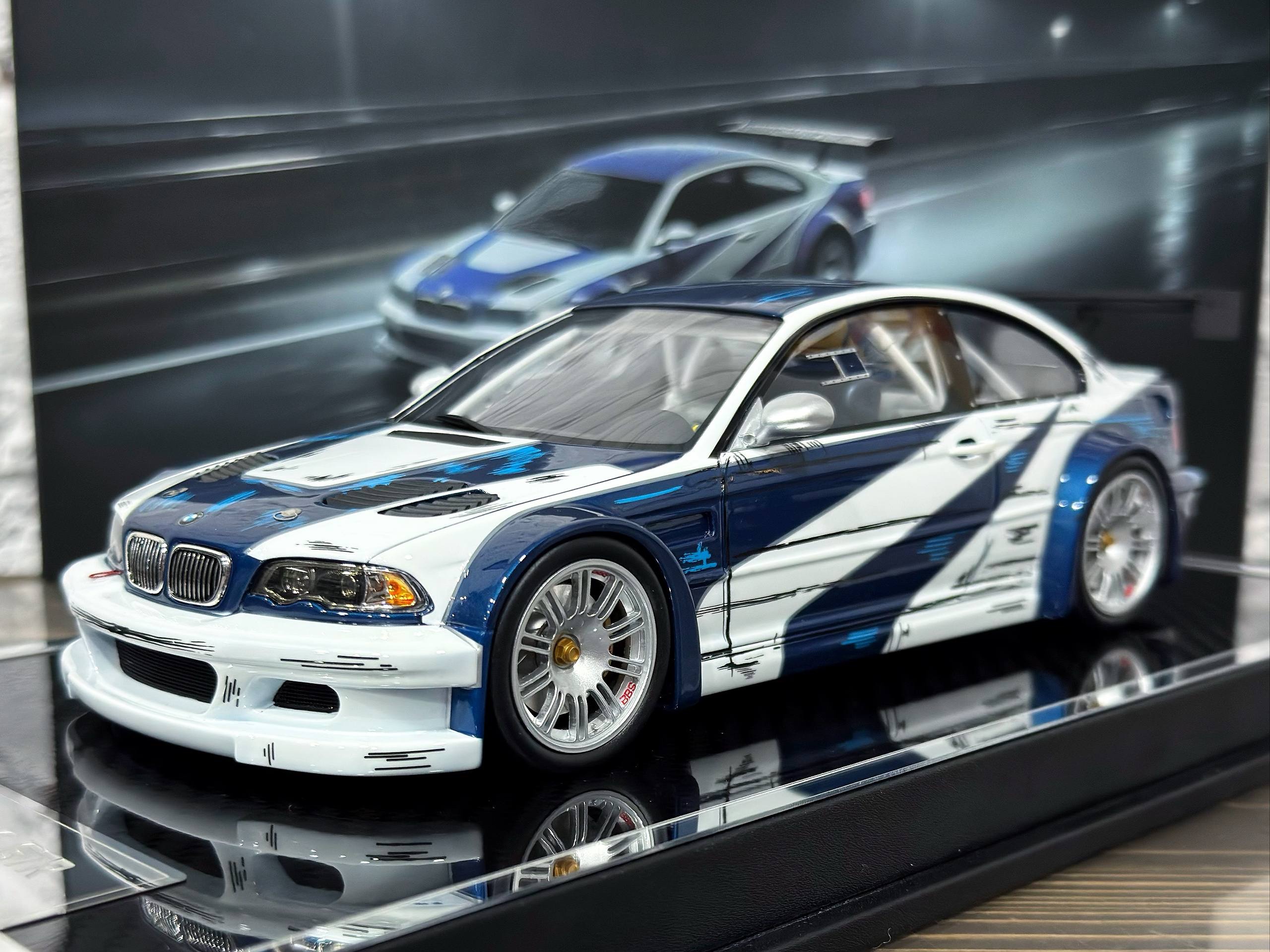 BMW M3 E46 GTR Need For Speed Most Wanted Razor Edition 1:18