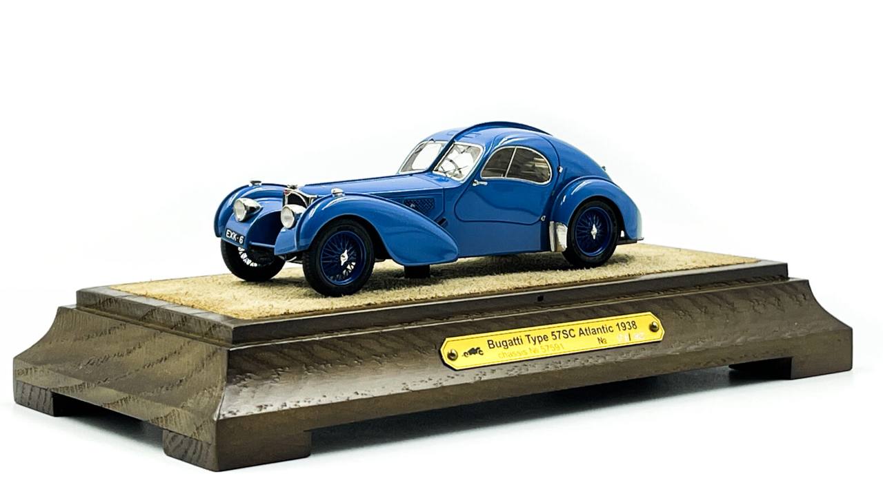 EMC Pivtorak Bugatti Type 57SC Atlantic 1936 Chassis N57591 Owner Richard B. Pope 1:43