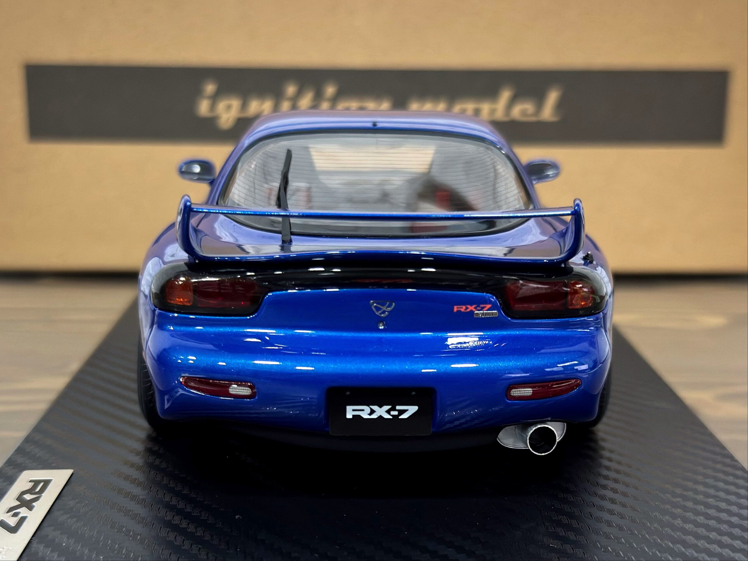 IG3944 Ignition Model Mazda RX-7 Mazda Speed A-spec (FD3S) Blue Metallic 1:18 — изображение 6