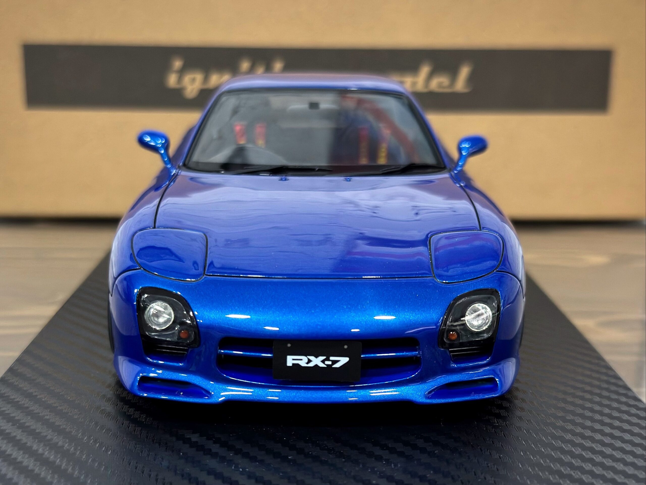 IG3944 Ignition Model Mazda RX-7 Mazda Speed A-spec (FD3S) Blue Metallic 1:18 — изображение 2