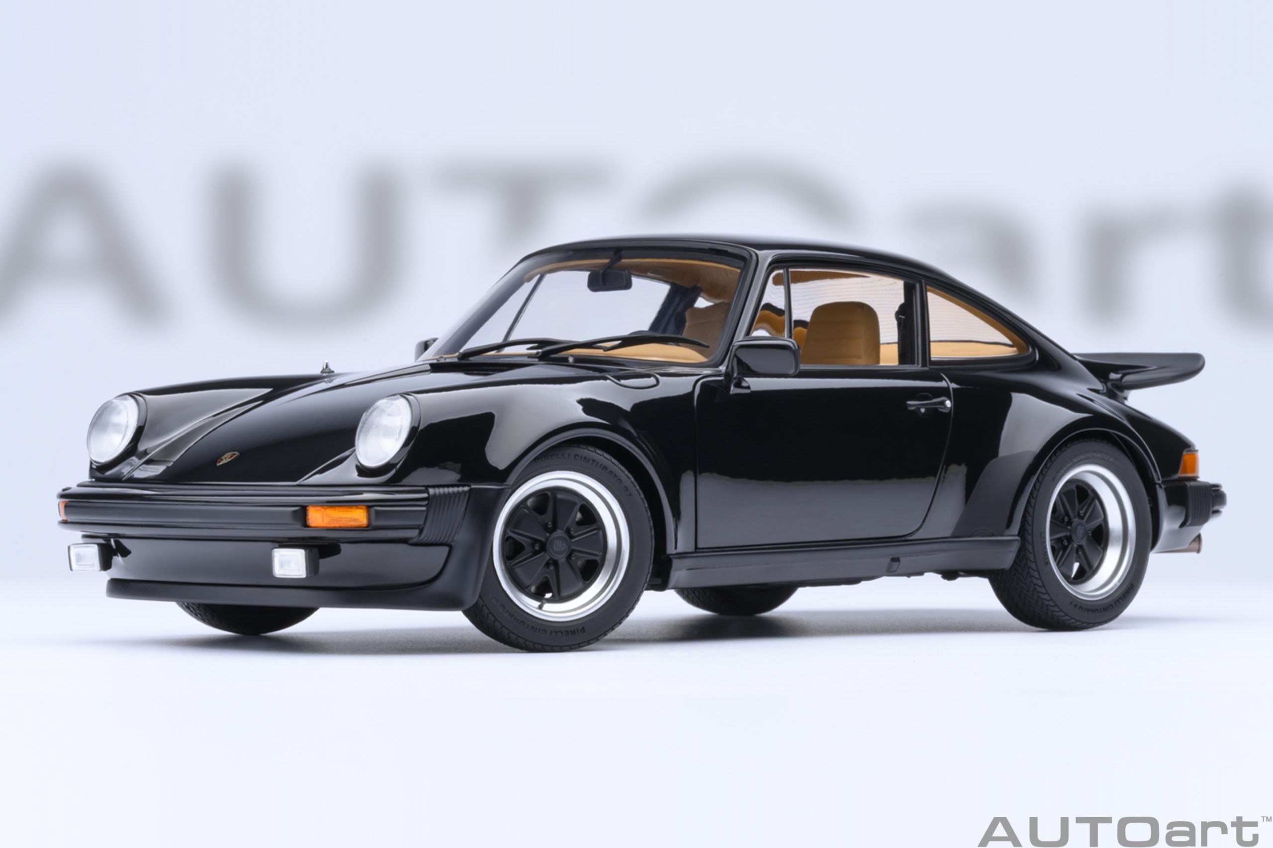 78111 AUTOart Porsche 911 Turbo 3.0 (930) Black 1:18