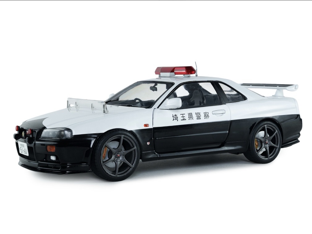 S1804317 Solido Nissan Skyline GT-R (BNR34) Japanese Police 1999 1:18