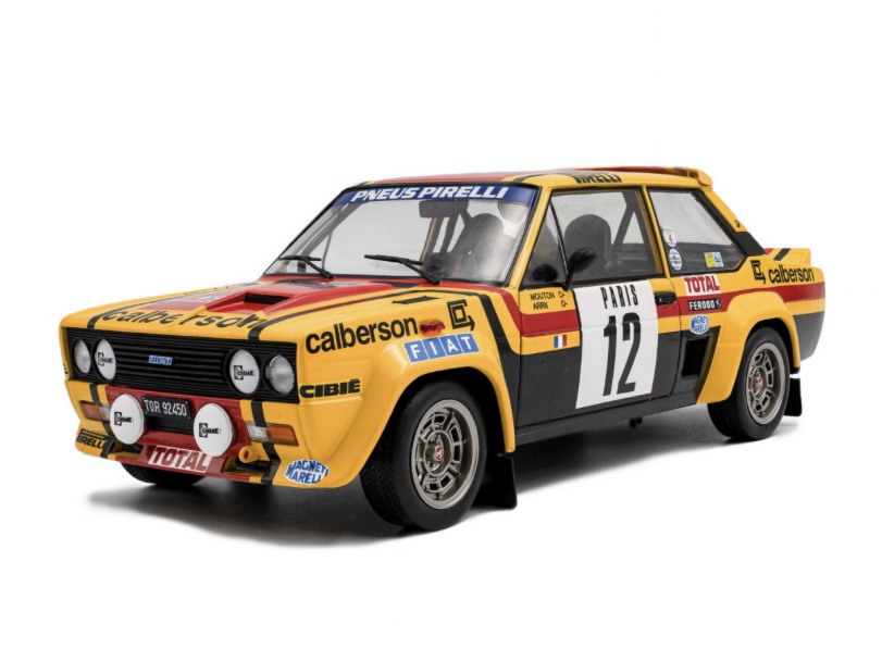 S1806007 Solido Fiat 131 Abarth Rallye De Monte Carlo 1980 #12 M.Mouton/Arri 1:18