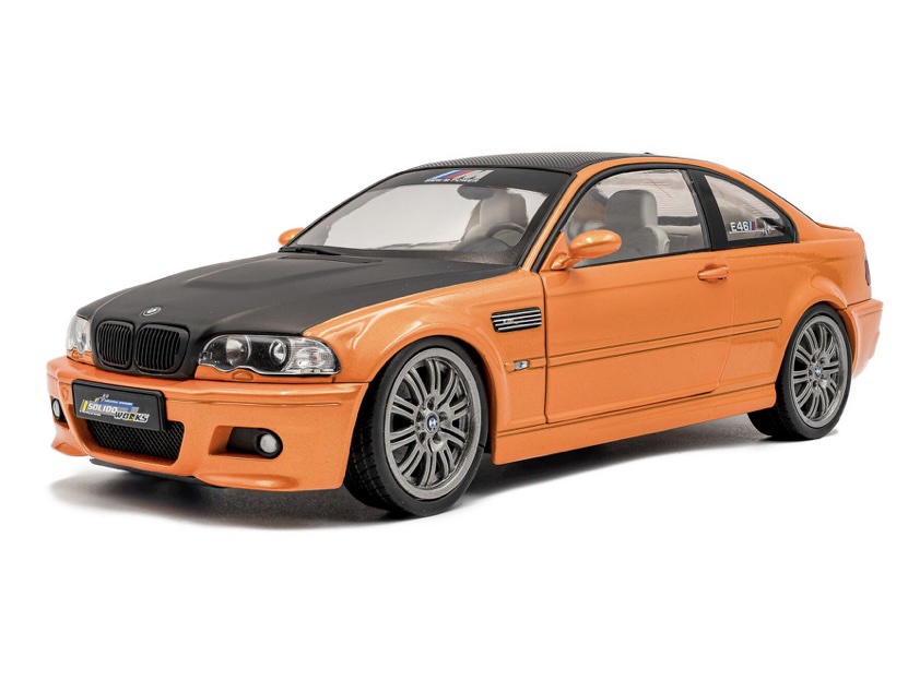 S1806509 Solido BMW M3 Coupe Solido Works Orange 2000 1:18