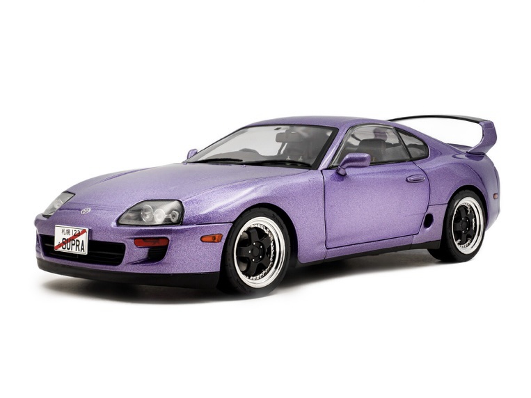 S1807607 Solido Toyota Supra MK4 A80 Solido Works Purple 1993 1:18