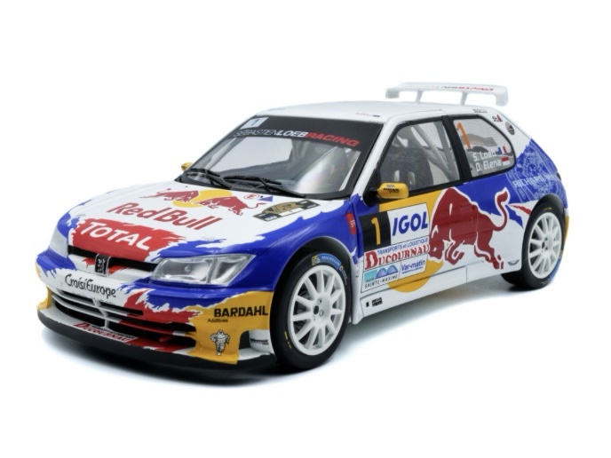 S1808308 Solido Peugeot 306 Maxi Rally Du Var 2017 #1 1:18