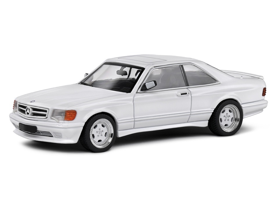S4310904 Solido Mercedes Benz 560 SEC AMG Wide Body Classic White 1990 1:43