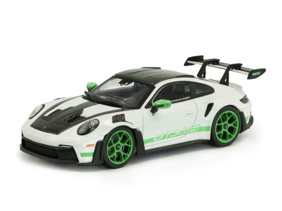 S4314801 Solido Porsche 911 (992) GT3 RS Tribute To Carrera RS Package White/Green Stripe 2023 1:43